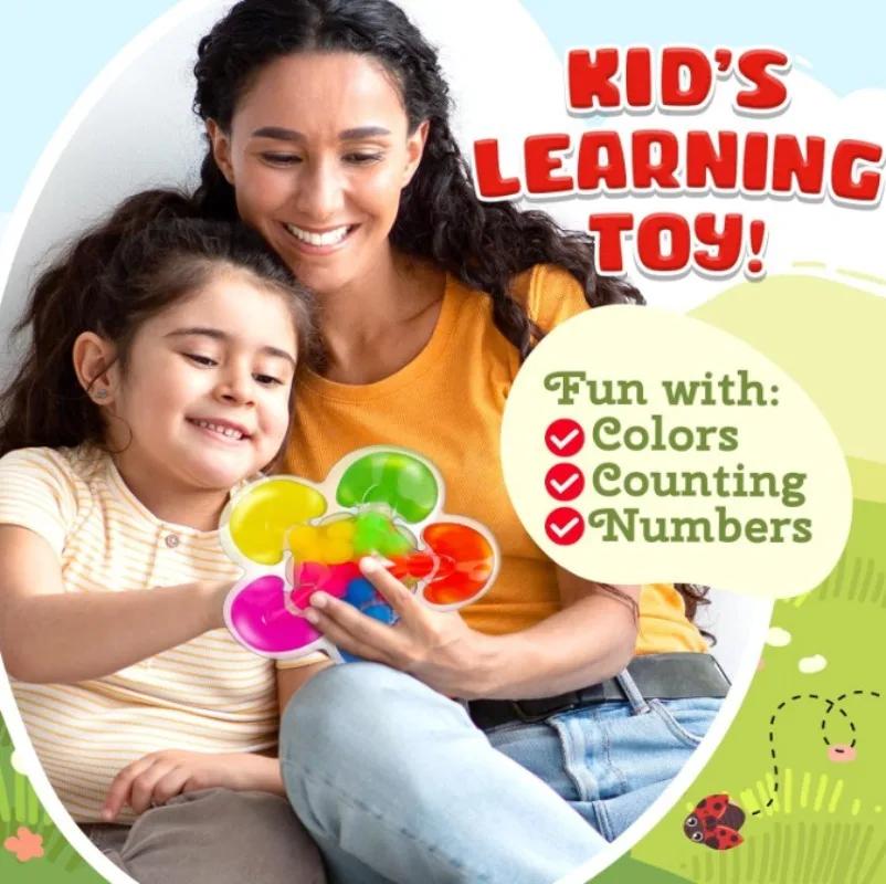 Non-Toxic Educational Decompression Toys 10Ml Color Sorting Sensory Matching Fine Motor Skills Game For Kids Family Gift