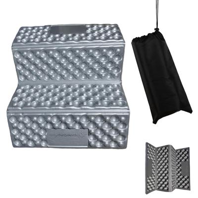 TerraShine IXPE Zabuton Aluminum Film Seat Cushion Folding Seat Sauna Mat Lightweight Comfortable Compact Blossom 40x28cm Picnic/Cherry