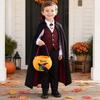 Halloween Trick or Treat Bucket 9.8x5.9 Inch Pumpkin Witch Black Cat Plush Tote