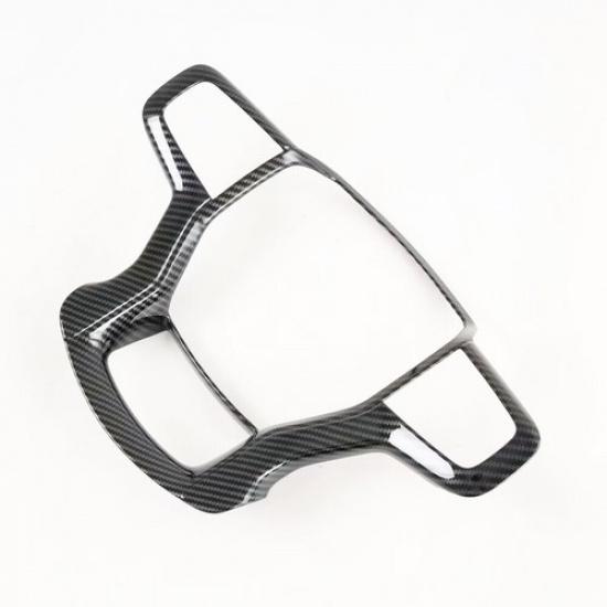 For Chevrolet Blazer 2019-2022 ABS Interior Steering Wheel Cover Trim Molding