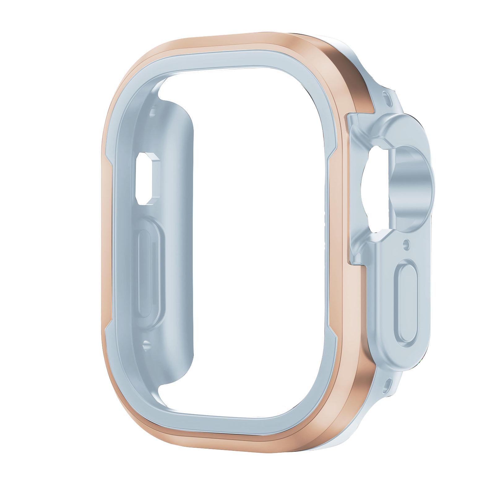 

Aluminum & TPU Case Lightweight Full Coverage Watch Case 40/41/44/45mm Compatible for S8/7/6/5/4/SE2 Wear Resistant 49 золотий