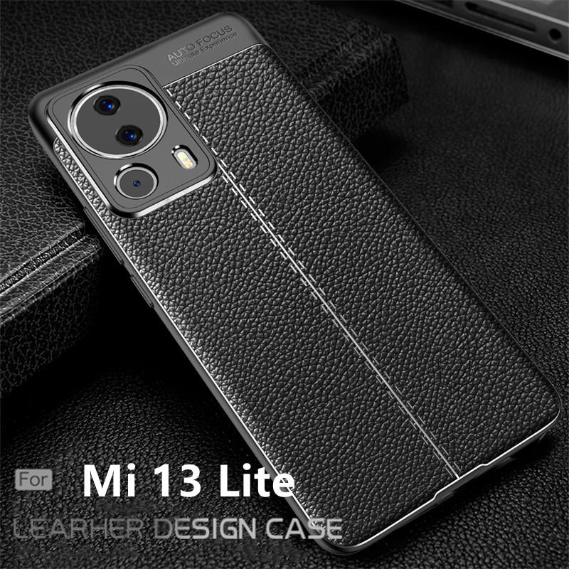 Etui Pokrowiec na Xiaomi 13 Lite Xiaomi Mi 13 Lite Capas Odporny na wstrząsy Bumper na telefon TPU Miękka skóra Fundas Xiaomi 11 12 13 Lite Pro