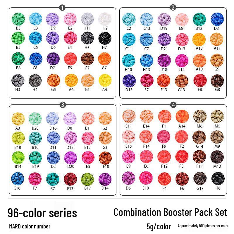 Haus 294 Color Fusion Perler Perlen Nachfüllset - 221 Spezialfarben DIY-Materialien