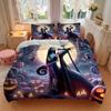 3Pcs Nightmare Before Christmas Bedding Sets For All Sizes New 3D Printed Bed Cover Comforter Duvet Cover Pillowcase Bedroom Decoration