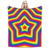 Abstract Swirl Disorder Super Soft Blanket  Kids Plush Throw Blanket Graphic Couch Chair Flannel Bedspread Sofa Bed Cover