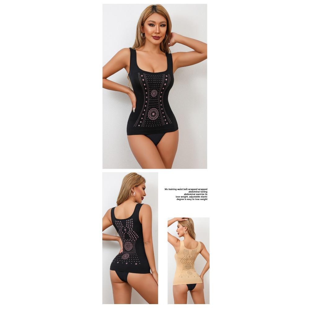 Bezszwowa bielizna modelująca dla kobiet rajstopy wyszczuplające brzuch Elastyczna odzież wyszczuplająca Body plus size gorset top