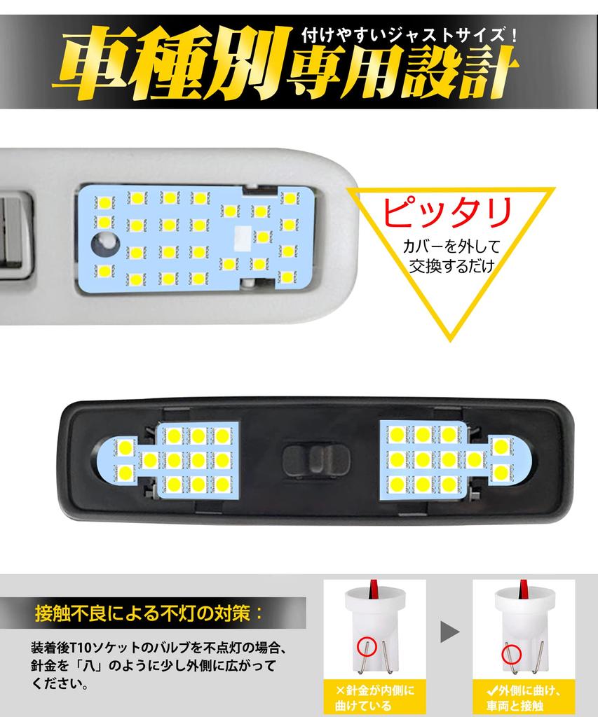 SINMAIT Delica D5 LED Room Lamps for Mitsubishi Delica 6000k Custom Design for DELICA Custom LED Interior for Clean Diesel Vehicles from February 2019