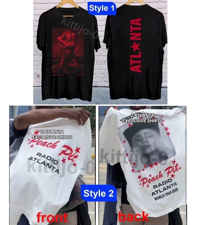 !!! Мерч Бейонсе Cowboy Carter Tour Атланта 2025 Футболка репринт Унисекс Футболка XXXL