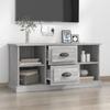 VidaXL TV Cabinet Sonoma Grey 99.5x35.5x48 Cm Engineered Wood 816278