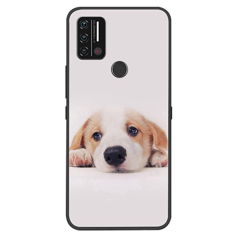 Custodia Per Umidigi A7 A9 Pro Custodie Morbido Silicone Protezione Stampa Coperture Nere per Umidigi A9 A7 Pro Funda Coque A9Pro A 9 Capa