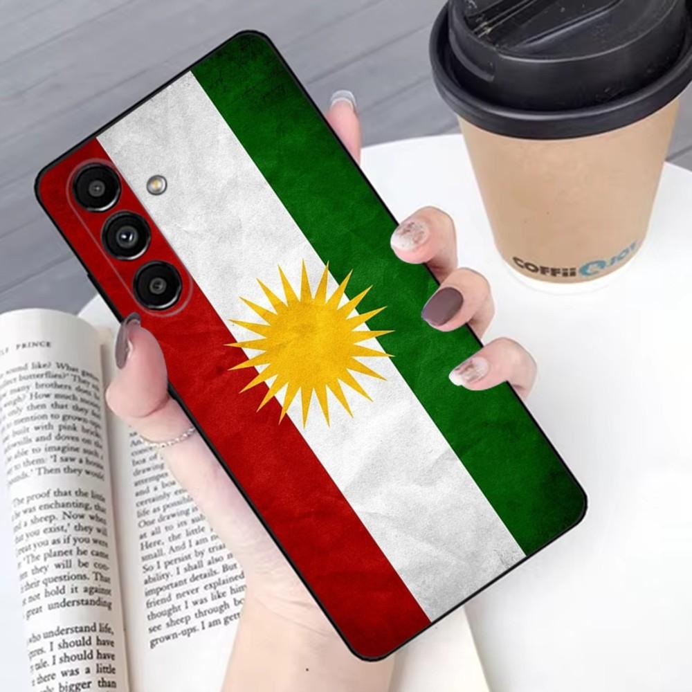 

Kurdistan Flag Phone Case For Samsung S 25,24,21,22,23,30,20,Ultra,Plus,Fe,Lite,Note,10,9,5G Black Soft Samsung S235G