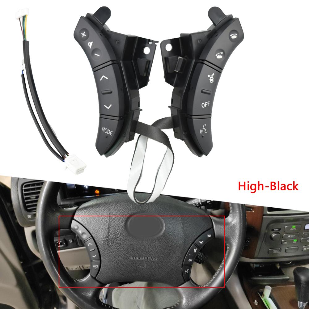 Multi-function Car Steering Wheel Control Buttons Switch Styling Buttons For Toyota Land Cruiser Prado 120 2004-2009 75B037