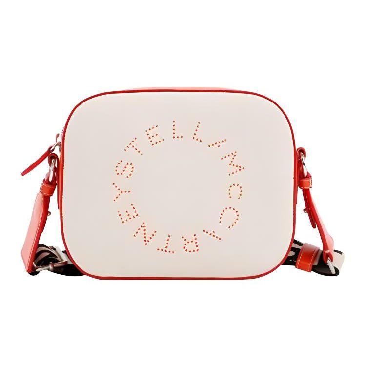 Stella Mccartney Logo Adjustable Shoulder Strap Polyester Shoulder Crossbody Bag Women Bags Nude Orange 700266WP01386561