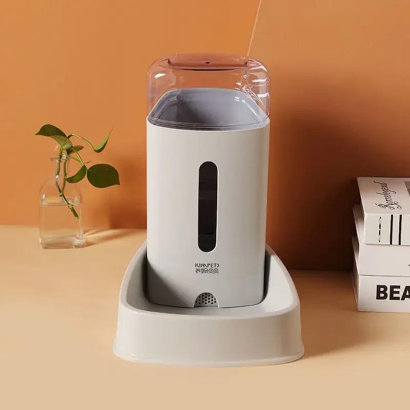 Pet Supplies, Large Capacity Water Dispenser, Automatic Feeder Drinking Water, Dry Wet Separation Food Container, Pet Cat