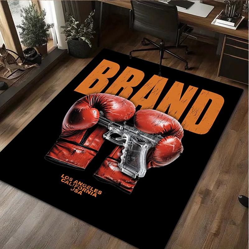 Boxing Gloves Rug Home carpet Office Decorative Carpet For Living Room Bedroom Door Mat Floor Carpet Computer Chair Area Rug