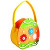 Felt Basket for Kids and Family Holiday Decoration Gift Bag with Carrying Handle Candy Bucket Easters Accessories