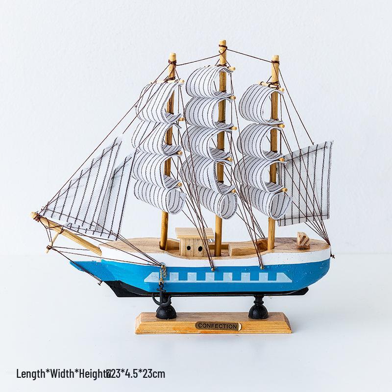 Sailboat Ornament: Creative Home Décor for Living Room, Wine Cabinet, Graduation Gift, or Office Desktop