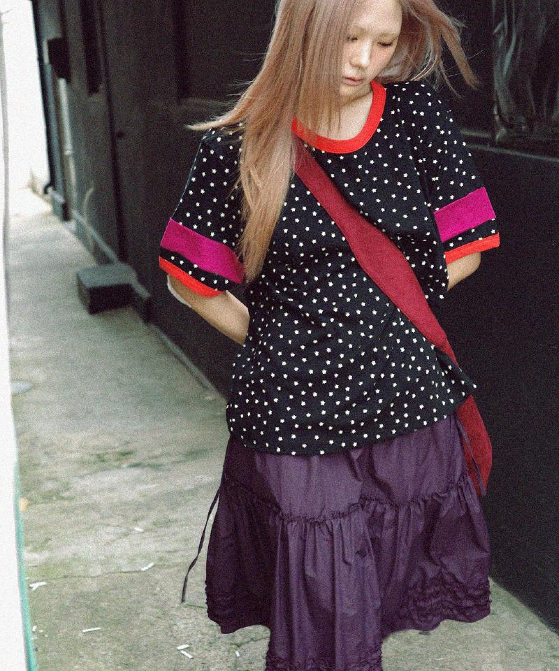 Cookies Katie Frill Midi Skirt (Deep Purple)