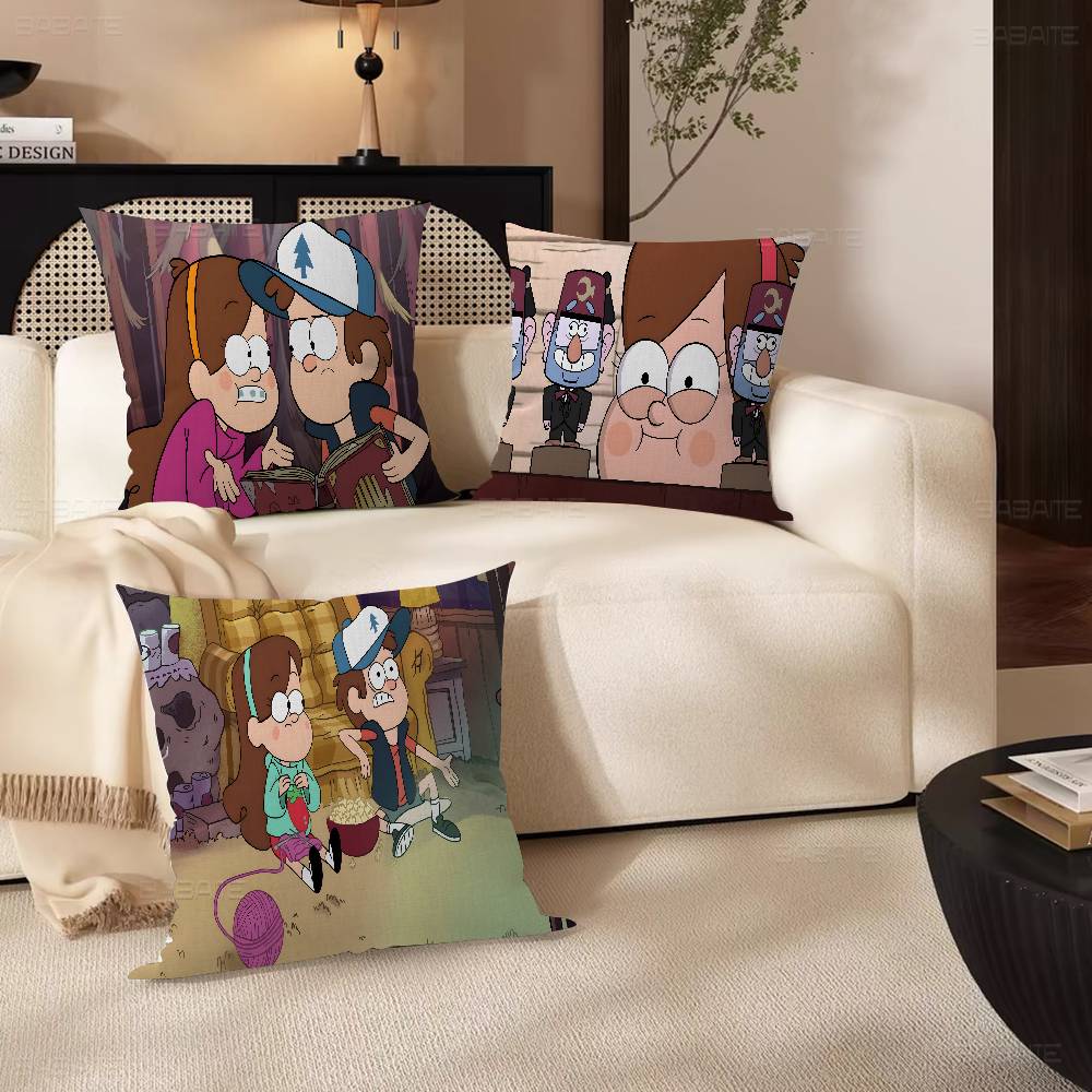 Film Gravity Falls Pillow Gift Home Office Decoration Bedroom Sofa Car Cushion Cover Case 45x45