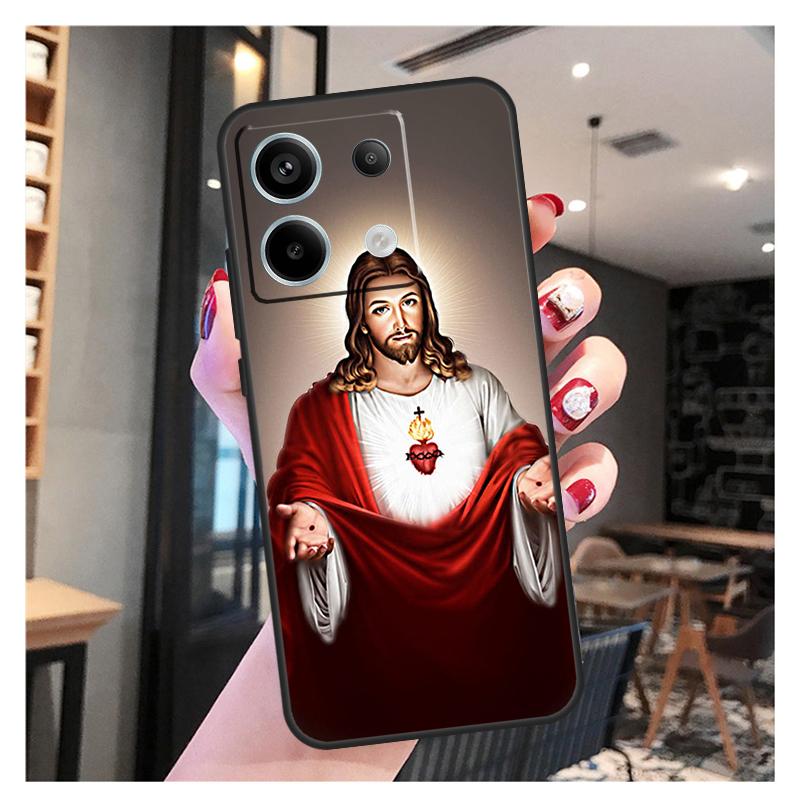 

Christian Jesus Case For Xiaomi Redmi 12 13 C 9C 10C Redmi Note 13 Pro 9 10 11 12 9S 10S 11S 12S Back Cover Redmi Note 12ProPlus