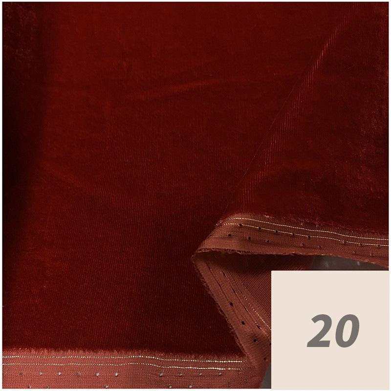 1,4 m breit Maulbeerseide Echt Samt Stoff Einfarbig Cheongsam Kleid Gold Samt Stoff Hochwertiger Hautfreundlicher Bekleidungsstoff