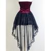 Halloween Duchess cos suit dark goth suspender skirt Lolita trailing skirt