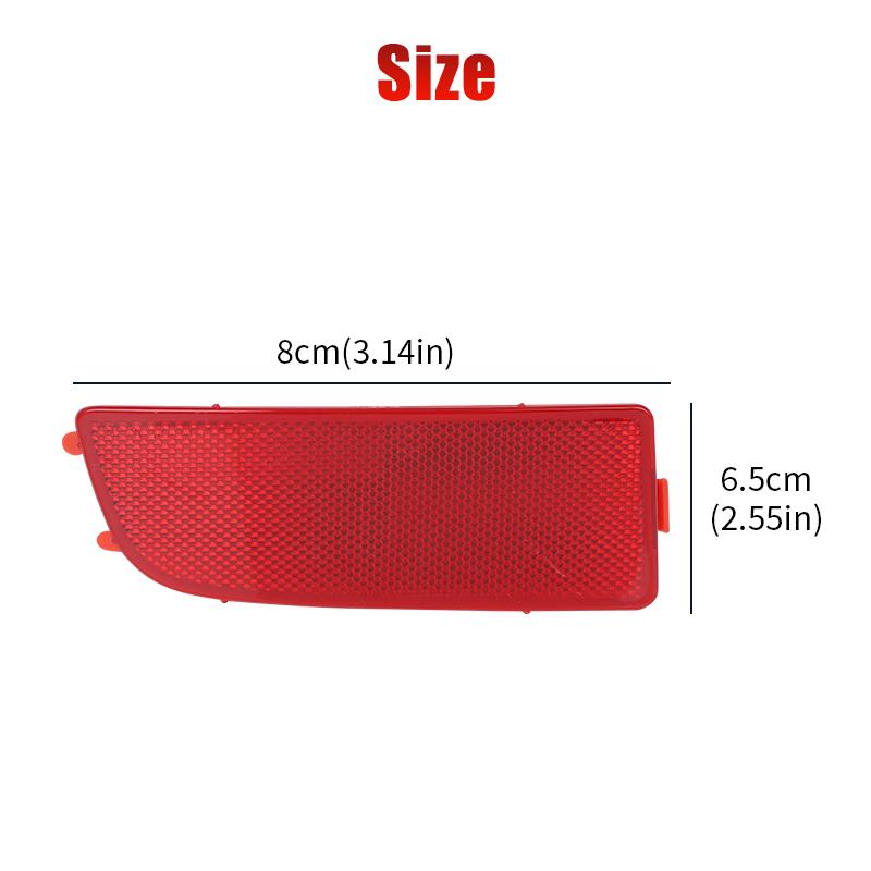 Rear Bumper Reflector Tail Light Cover Rear Left Right Bumper Reflector For Mercedes Benz Sprinter 3500 2010-2018 9068260040