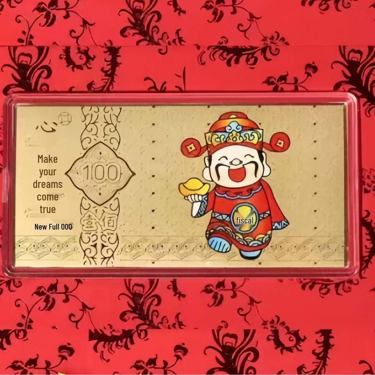Golden Princess Gold Foil Souvenir Red Envelope Birthday Gift