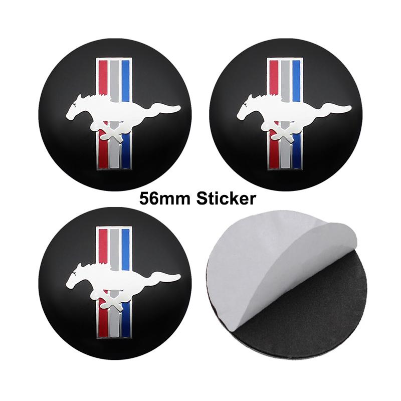 4pcs 56mm Car Styling Wheel Center Hub Caps Stickers Badge For Ford Focus Mk2 Mk3 Mondeo Fusion Explorer Escape Shelby EdgeWI1