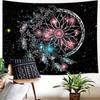 Colorful Dream Catcher Large Tapestry Dreamcatcher Feather Pink Galaxy Tapestry Wall Hanging Decor for Teen Bedroom Aesthetic
