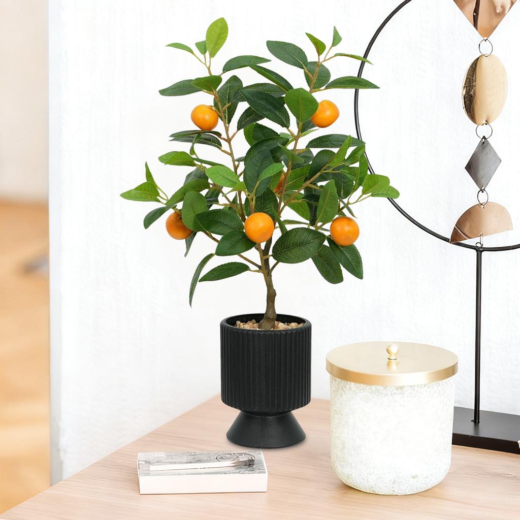 60cm Artificial Orange Tree For Indoor Living Room Window Decoration