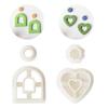 Weicher Ton Polymer Clay Ausstecher Keramik DIY Französische Ohrringe Geometrische Ausstechformen für Ohrring Schmuck Anhänger Herstellung