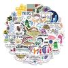 50PCS Biology Sticker Waterproof Cartoon Laptop Luggage Art Picture Living Room Motorcycle Phone Scrapbook Dormitory Stickers