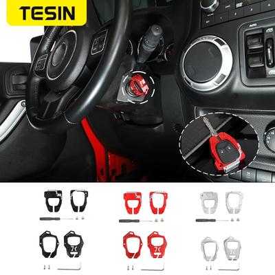 Car Key Case Protection Shell Decoration Cover Accessories For Jeep Patriot 2011-2016/Compass 2018+/Wrangler JK 2007-2017