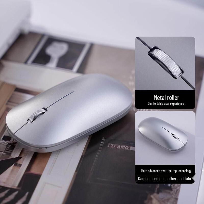 Fude E518D Wireless Silent Rechargeable Dual-Mode Mouse