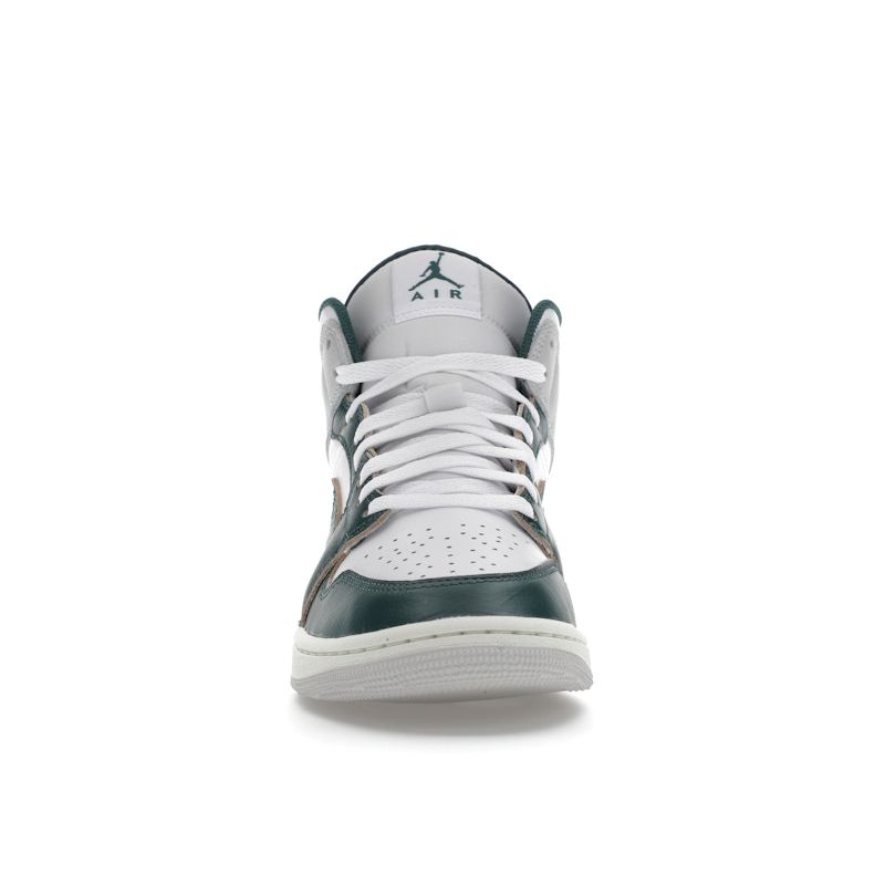 Air Jordan 1 Mid SE Oksidert Grønn Unisex Sneakers Hvit Seil Neutral-Grå FQ7720-103