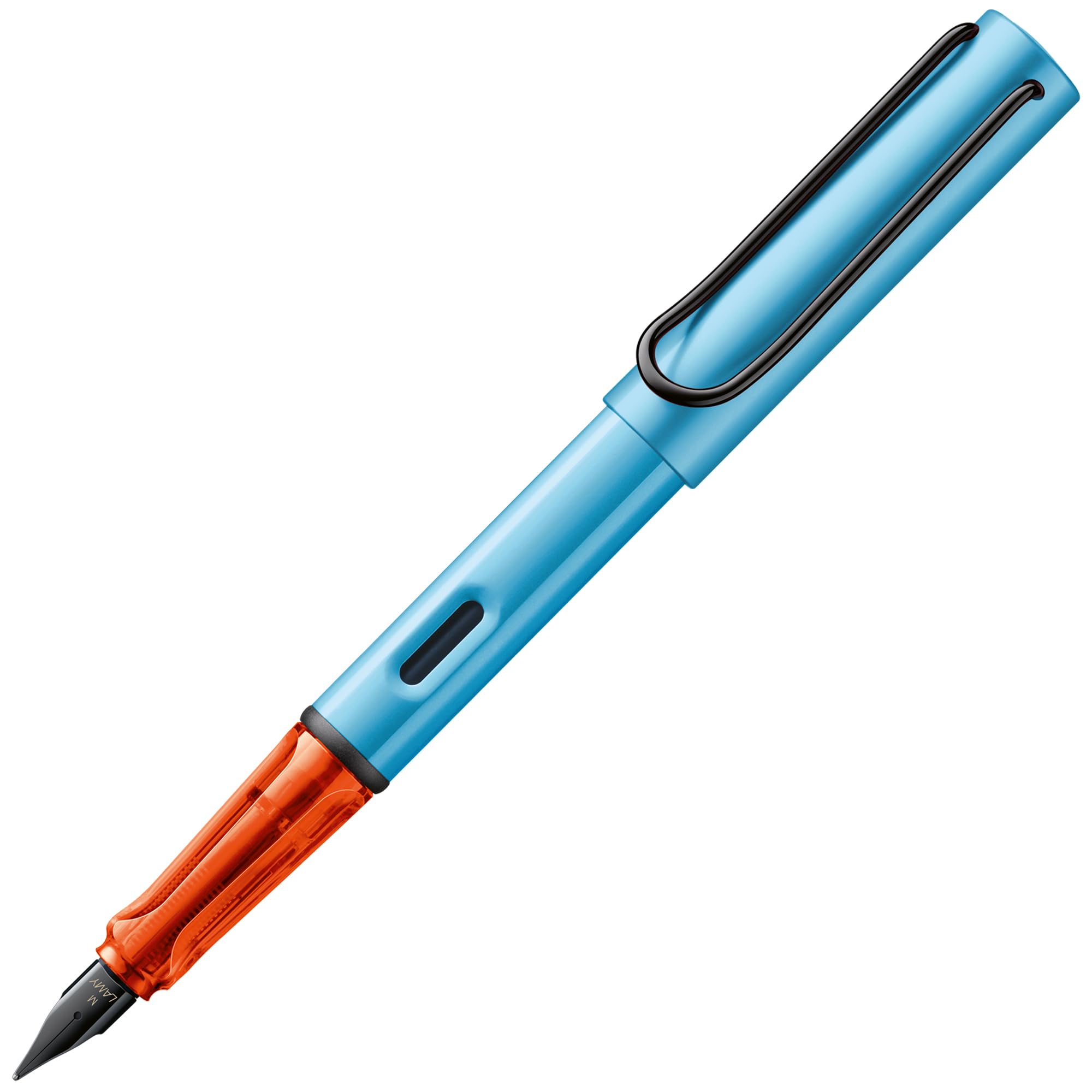 

Lamy Denim Перьевая ручка Перьевая ручка с эргономичным грипом и полированным стальным пером ширины Легкий алюминиевый корпус Картридж с чернилами T 10 Синий в комплекте