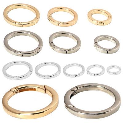 Zinc Alloy Hooks Carabiner Purses Handbags Bag Belt Buckle Spring O-Ring Buckles Snap Clasp Clip