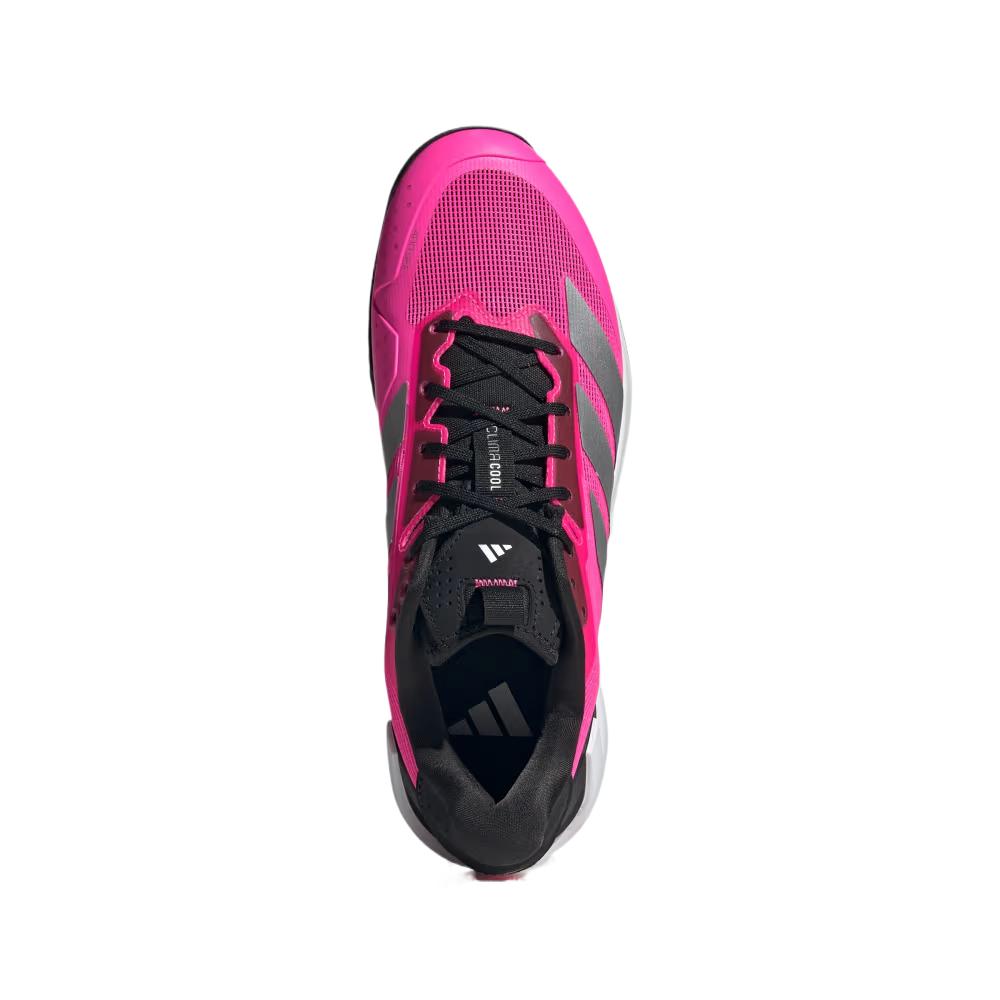 adidas Adizero Ubersonic 5 Rosa Lucido Argento Metallizzato Nero Scarpe da Ginnastica da Uomo Core-Black JQ2901
