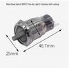 16/19/22mm Metal Selector Switch: Two/Three-Speed Self-Locking or Self-Returning with Key Button