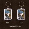 Wuthering Waves Badge & Jiyan Keychain Set: Laser Ticket Stub, Anime Merchandise, Postcard, Bookmark, Gift Badge