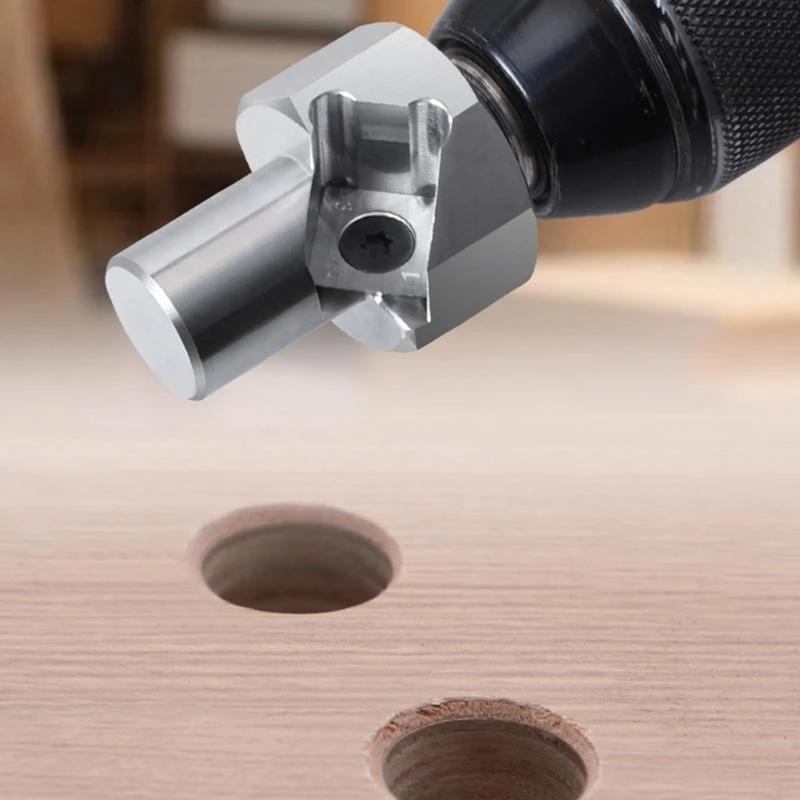 Woodworking Chamfer Reamer Tool Chamfer Reamer Tool Workbenches Dog Hole Polishing For 20mm Benches Dog Holes .Y1QB