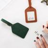 1Pc Cute Cartoon Cat Cute Luggage Tag Women Men PU Leather Suitcase Tag ID Address Label Baggage Boarding Tag Luggage Tags