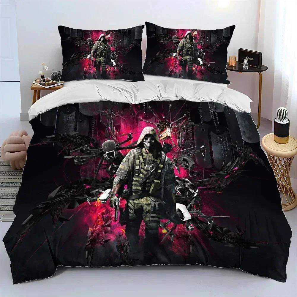 3D Print Game Call of Duty COD Bedding Set Duvet Cover Bed Set Quilt Cover Pillowcase Comforter king Queen Size Boys Adult