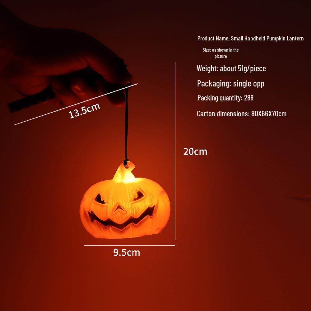 Halloween Pumpkin Lantern & Skeleton Ghost Decorations for Party Atmosphere