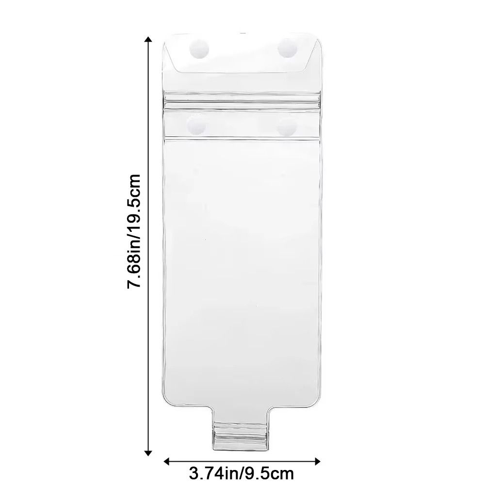 10 STUKS PVC Transparante Telefoonhoes Hoge Gevoeligheid Transparante Mobiele Telefoon Cover Tas Aanraakbaar Waterdicht