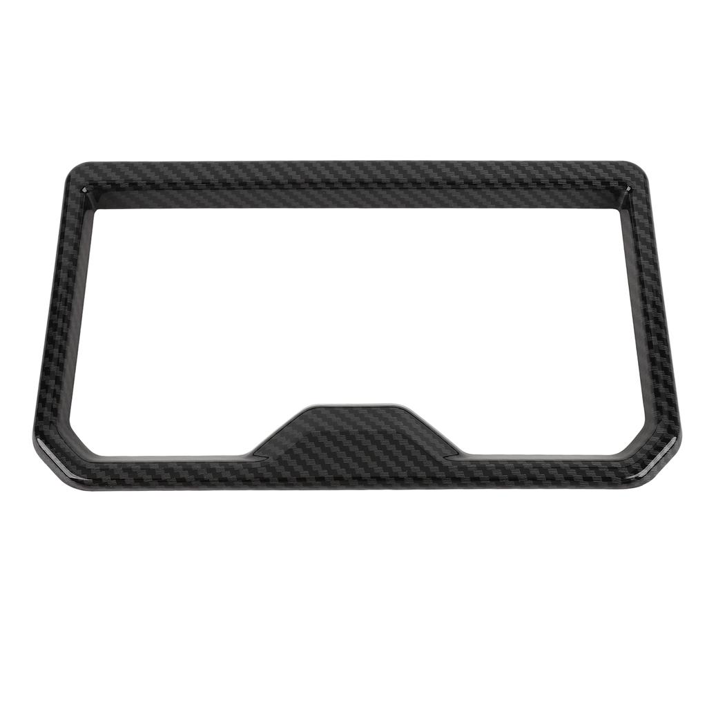 Water Cup Holder Frame Cover Trim Carbon Fiber Style Center Console Water Cup Holder Frame Decorativ