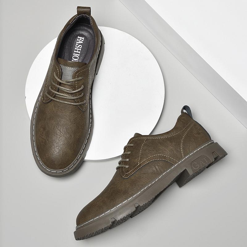 Genuine Leather Men Oxford Shoes Lace Up British Style Men Sneakers Business Casual Shoes Male Footwear Men Wedding Dress Shoes