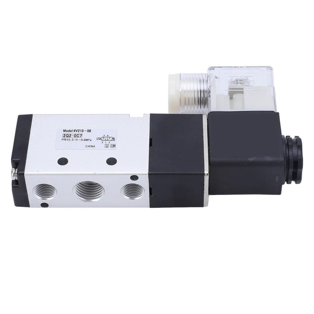 Electric Solenoid Valve Pneumatic Air Switch 2 Position 5 Way for Machine Equipment DC12V