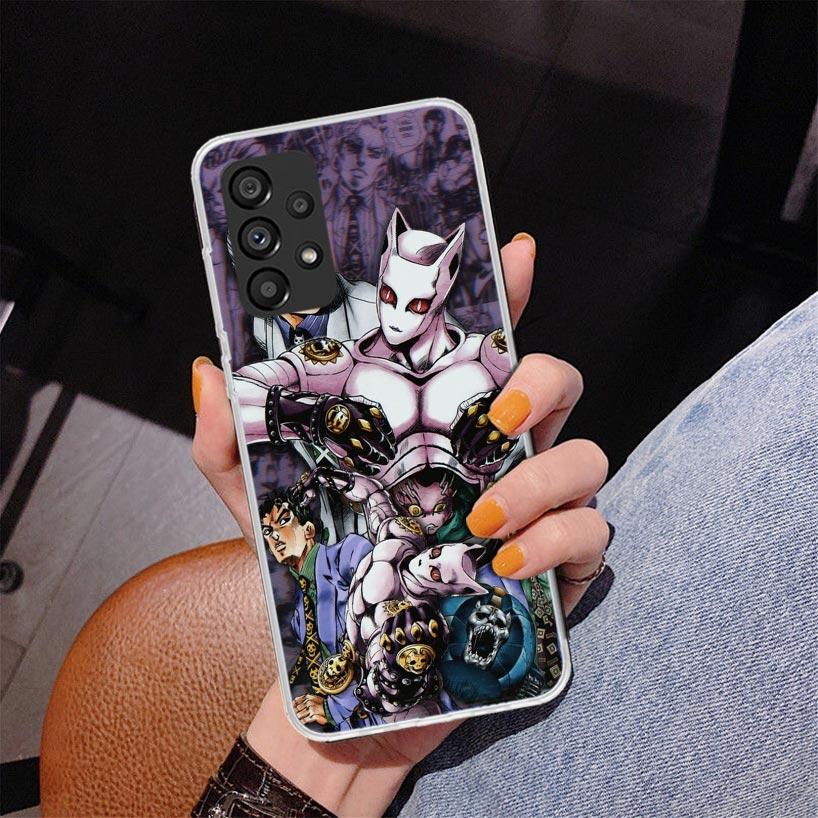 JoJo Adventure Killer Queen Phone Case For Samsung Galaxy A17 A16 A15 A14 A13 A57 A56 A55 A54 A53 A37 A36 A35 A34 A33 A26 A25 A2